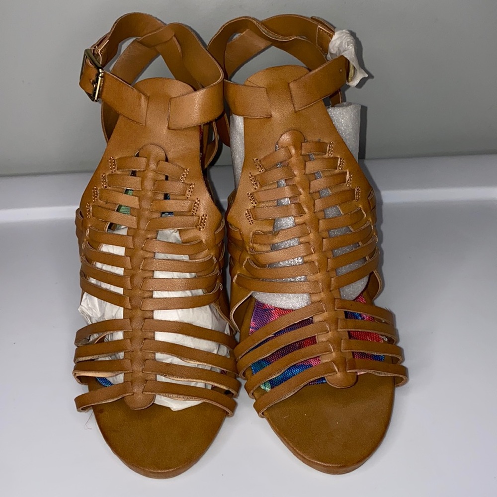 Brown Chunky Heels